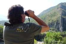 Η Ομάδα της Ορνιθολογικής προς αναζήτηση επικρατειών Ασπροπάρη στην Αλβανία
